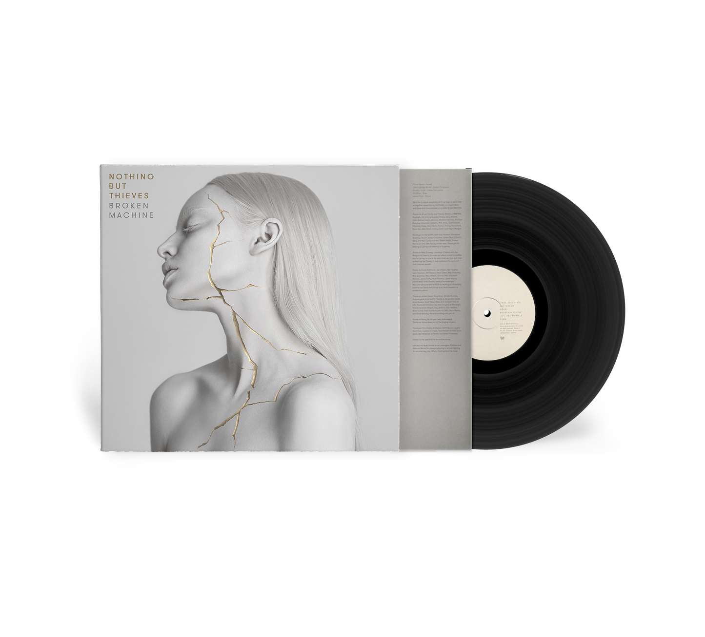 Nothing But Thieves 'Broken Machine' vinyl album cover.