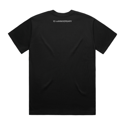 Graveyard Whistling 10th Anniversary Black Tee