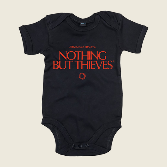 All The Nappies All The Time Babygrow (Black)