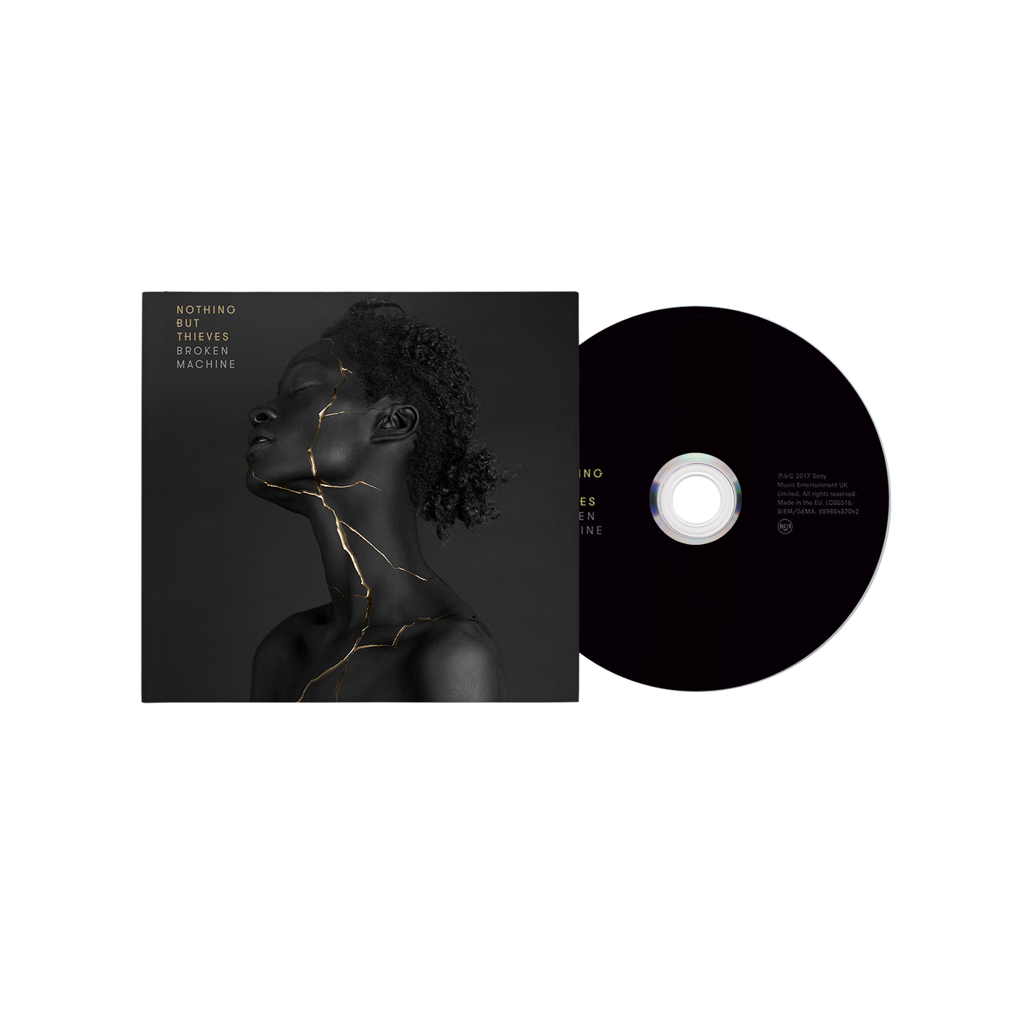 Nothing But Thieves 'Broken Machine' Deluxe CD album artwork.