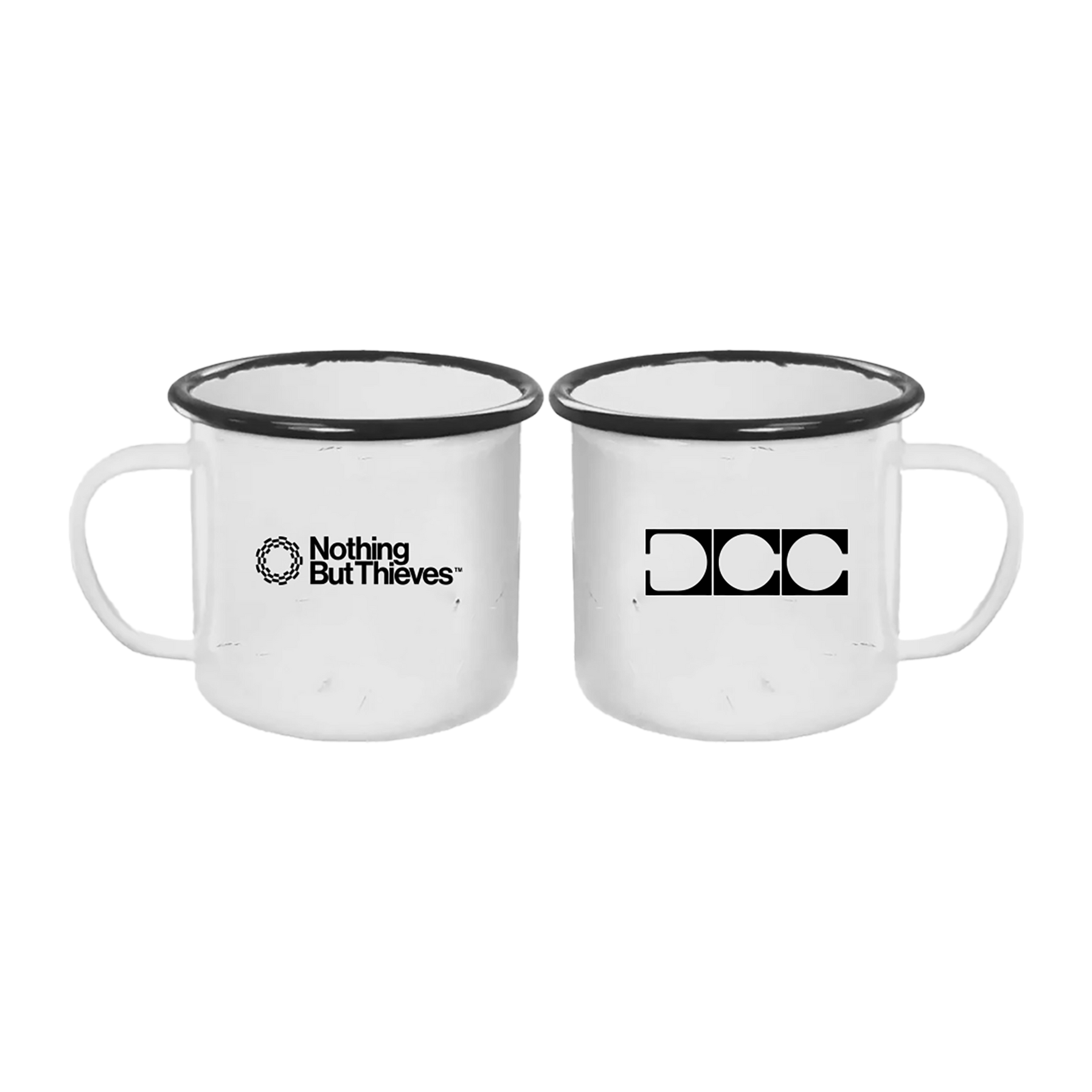 DCC WHITE ENAMEL MUG